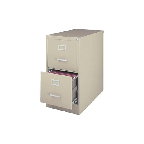 Staples 2-Drawer Vertical File Cabinet, 26.5 in Deep