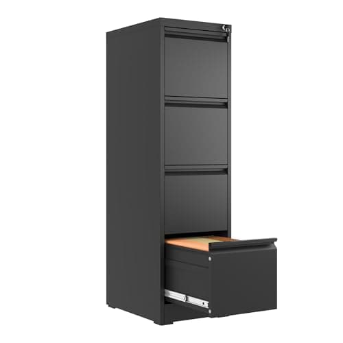 FLIXELIO 4-Drawer Vertical File Cabinet (FC-D4AB-450)