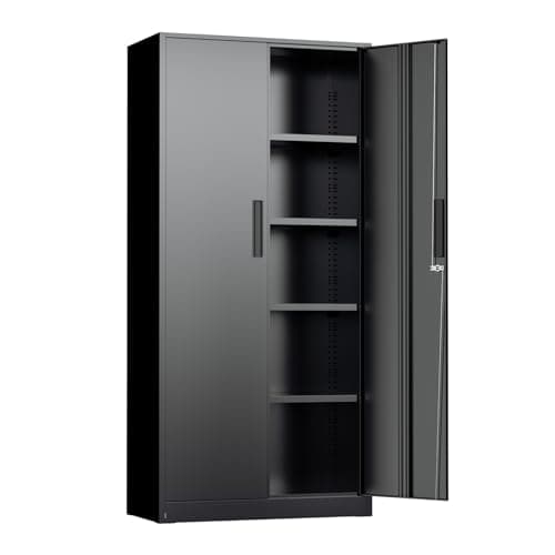 INTERGREAT 72 in Locking Steel Storage Cabinet