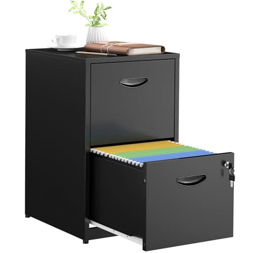 SteeLoong 2-Drawer Metal File Cabinet with Lock
