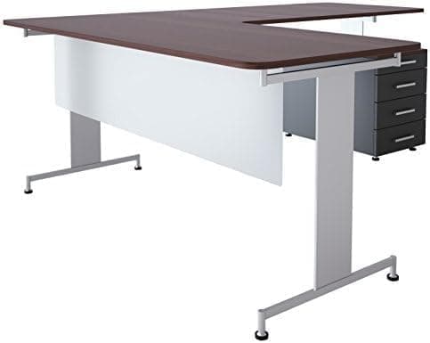 OBEX Table-Mounted Acrylic Modesty Panel, 12 x 30 in