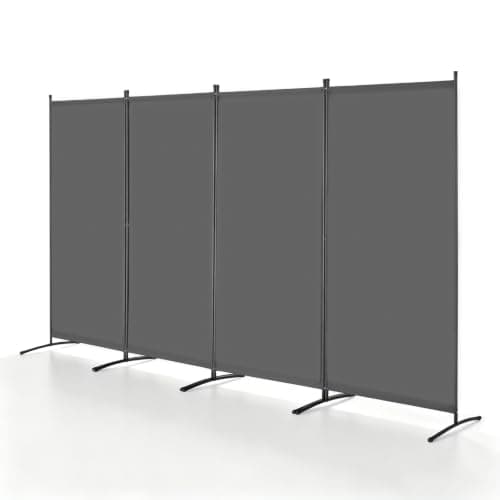 VEVOR 4-Panel Room Divider, 136 in Wide