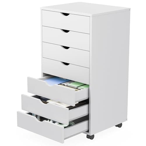 Sweetcrispy 7-Drawer Rolling Storage Cabinet