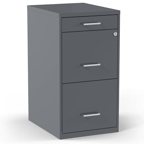 Staples 3-Drawer Vertical File Cabinet, Letter