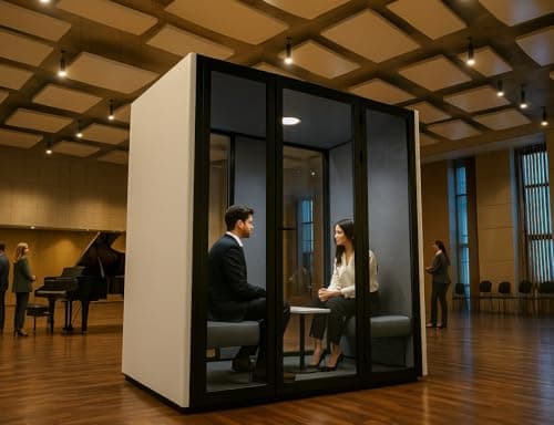 KB Housing KB-POD1-L Soundproof Office Pod Phone Booth
