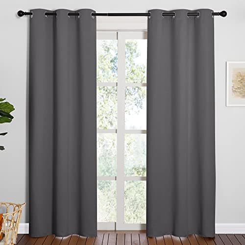 NICETOWN Noise Reducing Blackout Curtains, 42 x 84 in (Pack of 2)