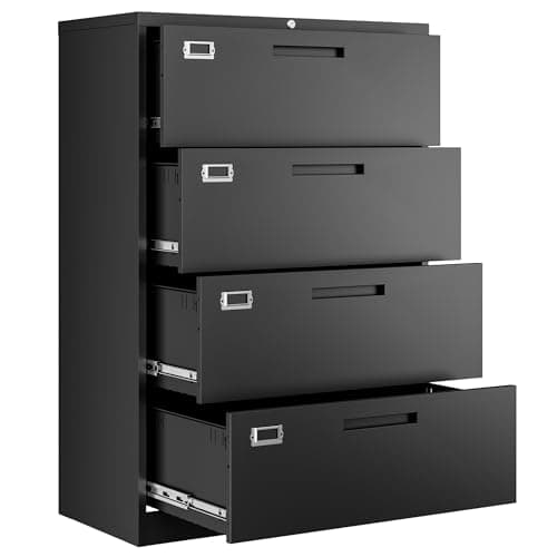 Letaya 4-Drawer Lateral File Cabinet, 36 in (AA1)