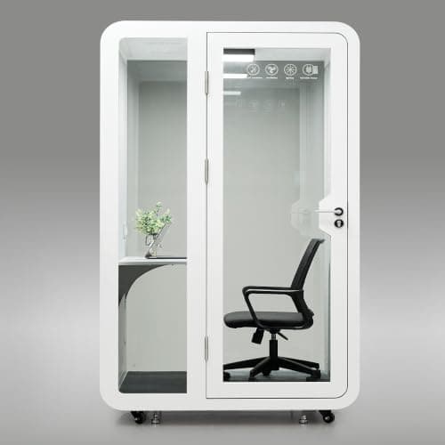 GEARONIC Mobile Office Pod Booth (White)