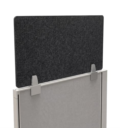 OBEX Cubicle-Mounted PET Privacy Screen, 18 x 42 in