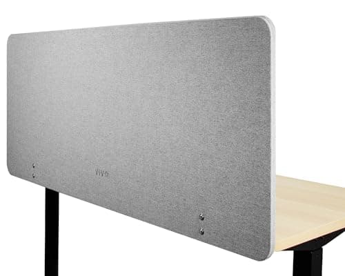 VIVO Clamp-On Desk Privacy Panel, 60 x 24 in (PP-1-V060G)