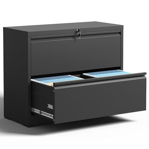 BIZOEIRON 2-Drawer Lateral File Cabinet, 35.43 in Wide