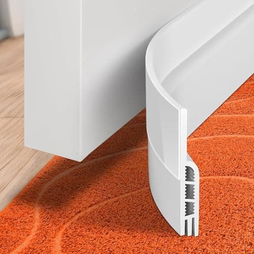 Holikme Door Draft Stopper, 41 in Silicone Seal