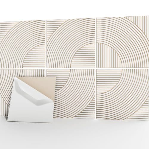 JaneTech Felt Acoustic Panels, 6-Pack 23.62 in square